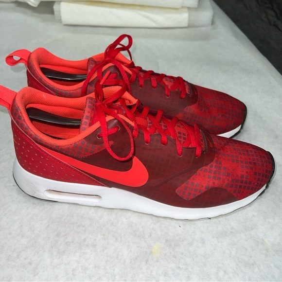 Nike Air Max Tavas Print [742781-600] Running Red/Burgundy-White Size 11M - Picture 6 of 11